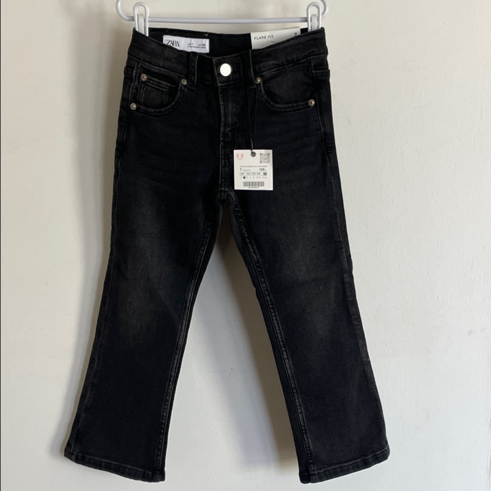 Zara Girls Black Denim Jeans